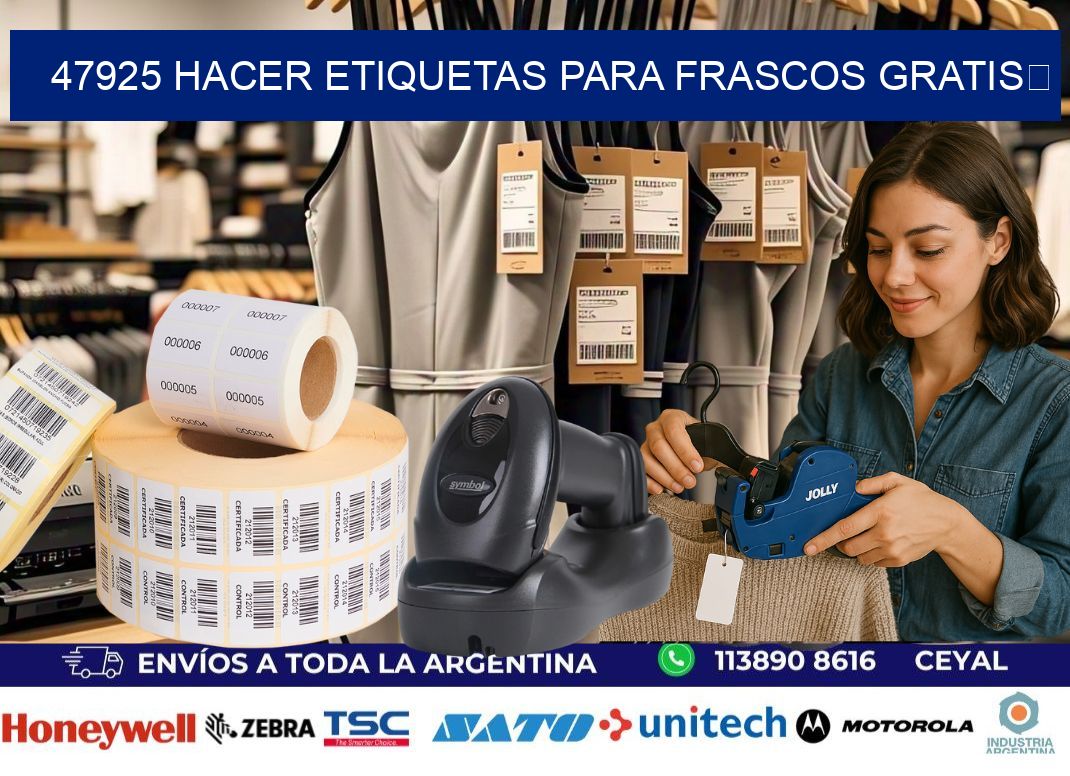 47925 Hacer etiquetas para frascos gratis 